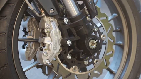 Motorcycle and its unit Stock Footage 101585364