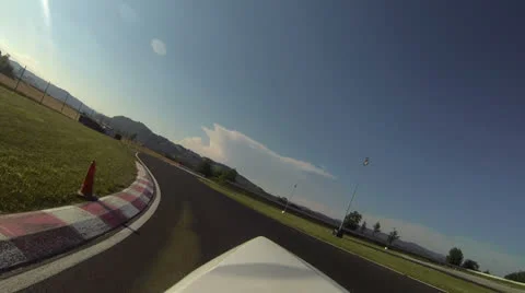 Motorcycle Back View Stock Footage 25292101