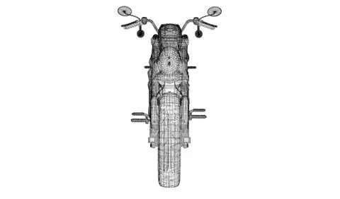 Motorcycle on a background Stock Illustration