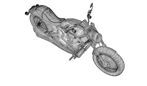 Motorcycle on a background Stock Illustration