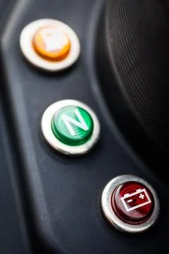Motorcycle battery indicator Stock Photos