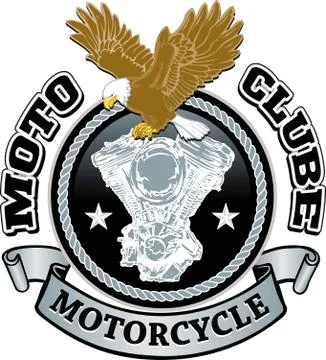 Motorcycle biker racing vector design Stock Illustration