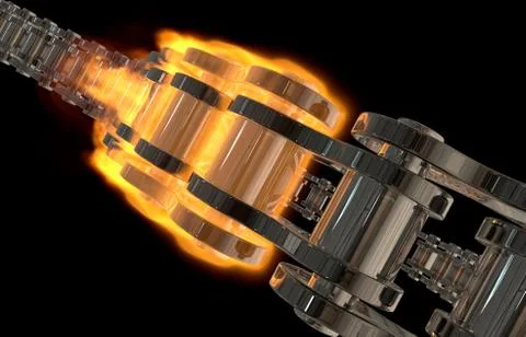 Motorcycle chain Stock Illustration