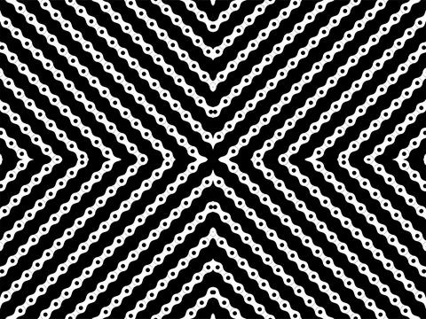 Motorcycle Chain Motifs Pattern Illustrazione stock