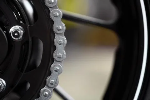 Motorcycle chain Stock Photos