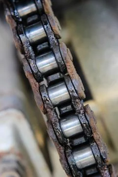 Motorcycle chain Stock Photos