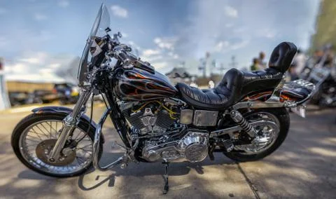 Motorcycle Close Up Stock Photos