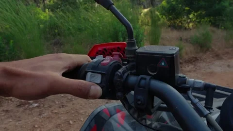 Motorcycle Controls Stock Footage 339708609