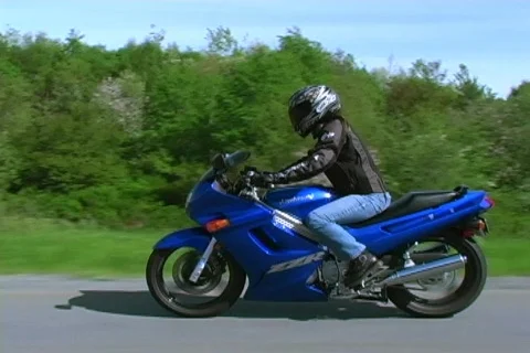 Motorcycle cruising Video stock 137182