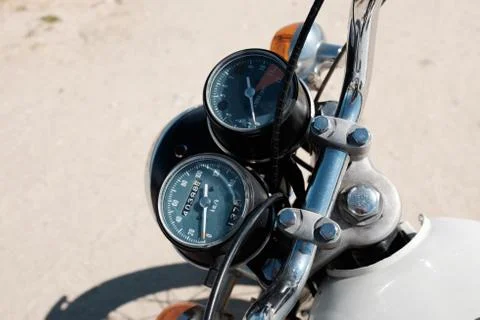 Motorcycle dashboard Fotos Stock