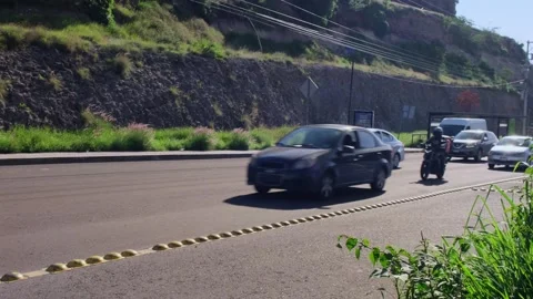 Motorcycle Delivery Stock Footage 280456918