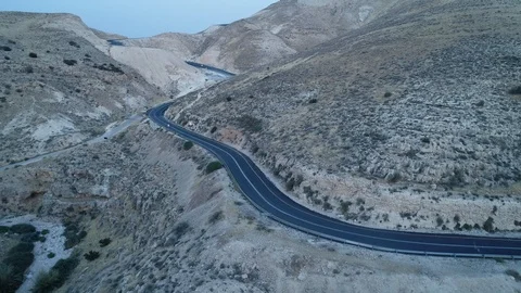Motorcycle on Desert Roads Video stock 91628323