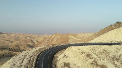 Motorcycle on Desert Roads Stock-Footage 91629325