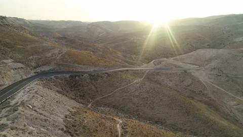 Motorcycle on Desert Roads Stock-Footage 91629799