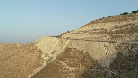 Motorcycle on Desert Roads Stock-Footage 91632146