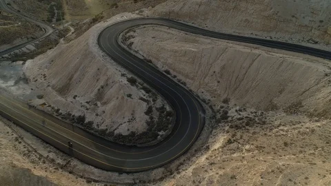 Motorcycle on Desert Roads Stock-Footage 91633371