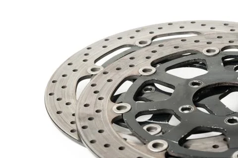 Motorcycle disc break Stock Photos
