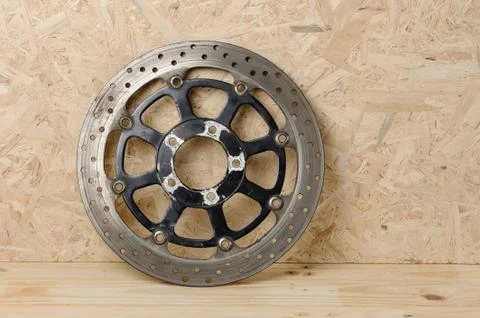 Motorcycle disc break Foto stock