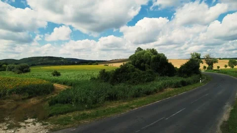 Motorcycle on empty road 動画素材 249510282