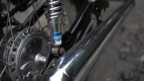 Motorcycle engine Stock Footage 271316081