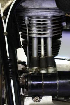 Motorcycle engine Foto stock