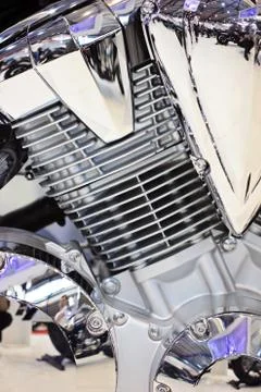 Motorcycle engine Foto stock