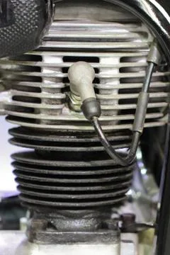 Motorcycle engine Stock-Fotos