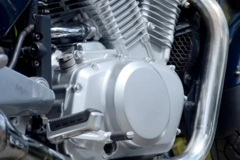 Motorcycle engine Stock Photos