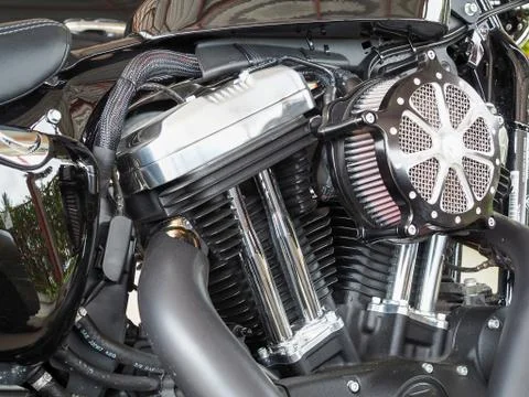 Motorcycle Engine Фото