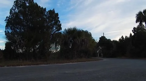 Motorcycle flying by around corner Vídeos de archivo 45209717