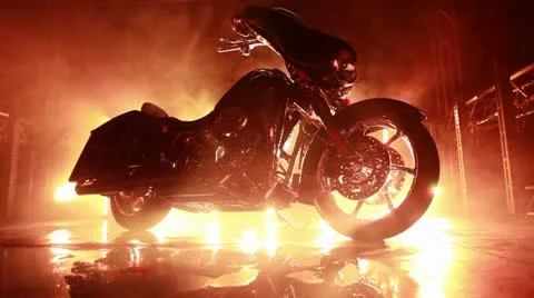 Motorcycle Stock Footage 20618862