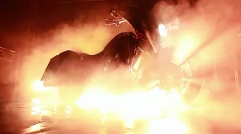 Motorcycle Stock Footage 20618939