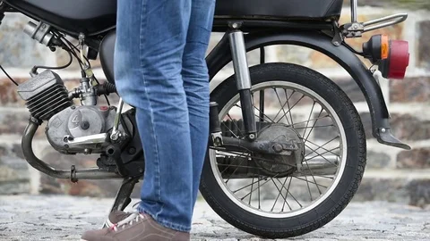 Motorcycle Stock Footage 75241460