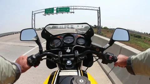 Motorcycle FPS 1 Stock Footage 6922729