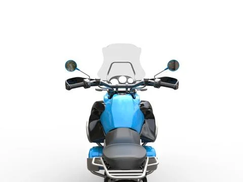 Motorcycle - FPS view Stock Illustration