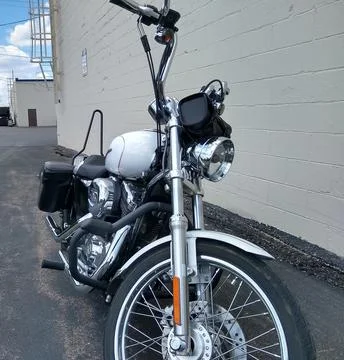 Motorcycle front Stock Photos