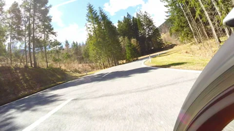 Motorcycle Front View Stock Footage 49650436