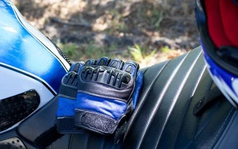 Motorcycle Gloves Stock Photos