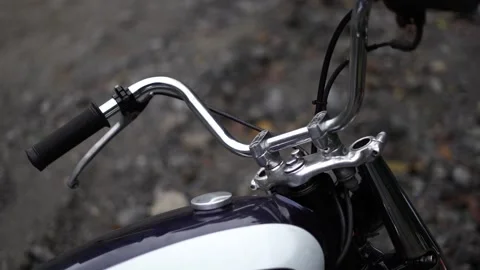 Motorcycle handlebars Stock Footage 271316065