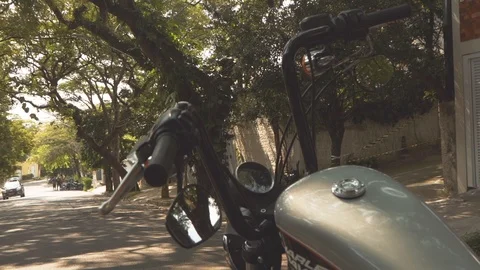 Motorcycle Harley Davidson Stock Footage 105372760