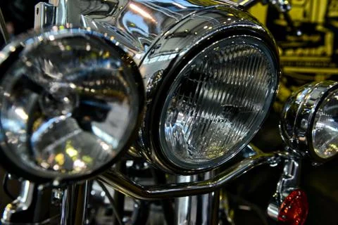Motorcycle Head Lamp Stock Photos