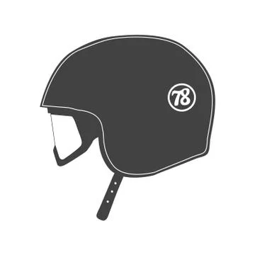 Motorcycle helmet Stock Illustration