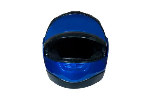 Motorcycle helmet with visor Stock Photos