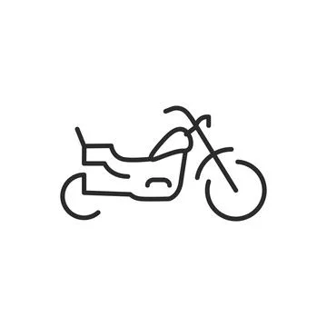 Motorcycle Icon Stock Illustration