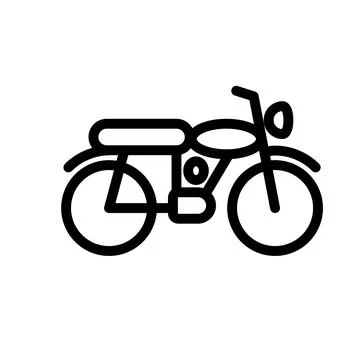 Motorcycle icon Stock Illustration