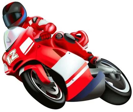 Motorcycle Stock Illustration