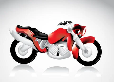 Motorcycle Stock Illustration