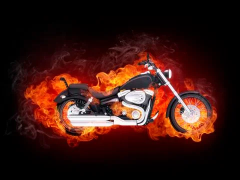 Motorcycle Stock Illustration