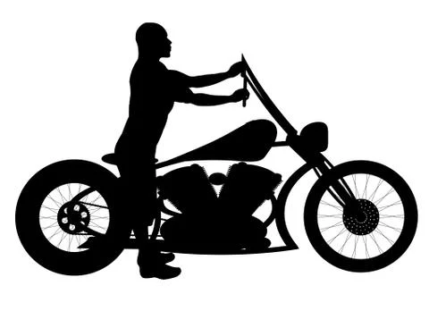 Motorcycle Stock Illustration