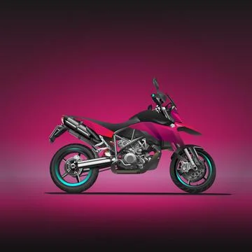 Motorcycle Stock Illustration